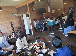 交流会の様子①