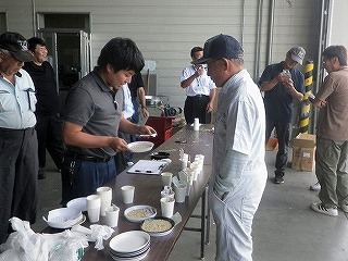 もち米の登熟も順調（遠別町）