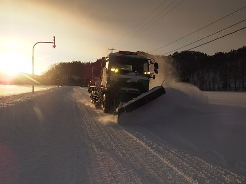 除雪作業写真①