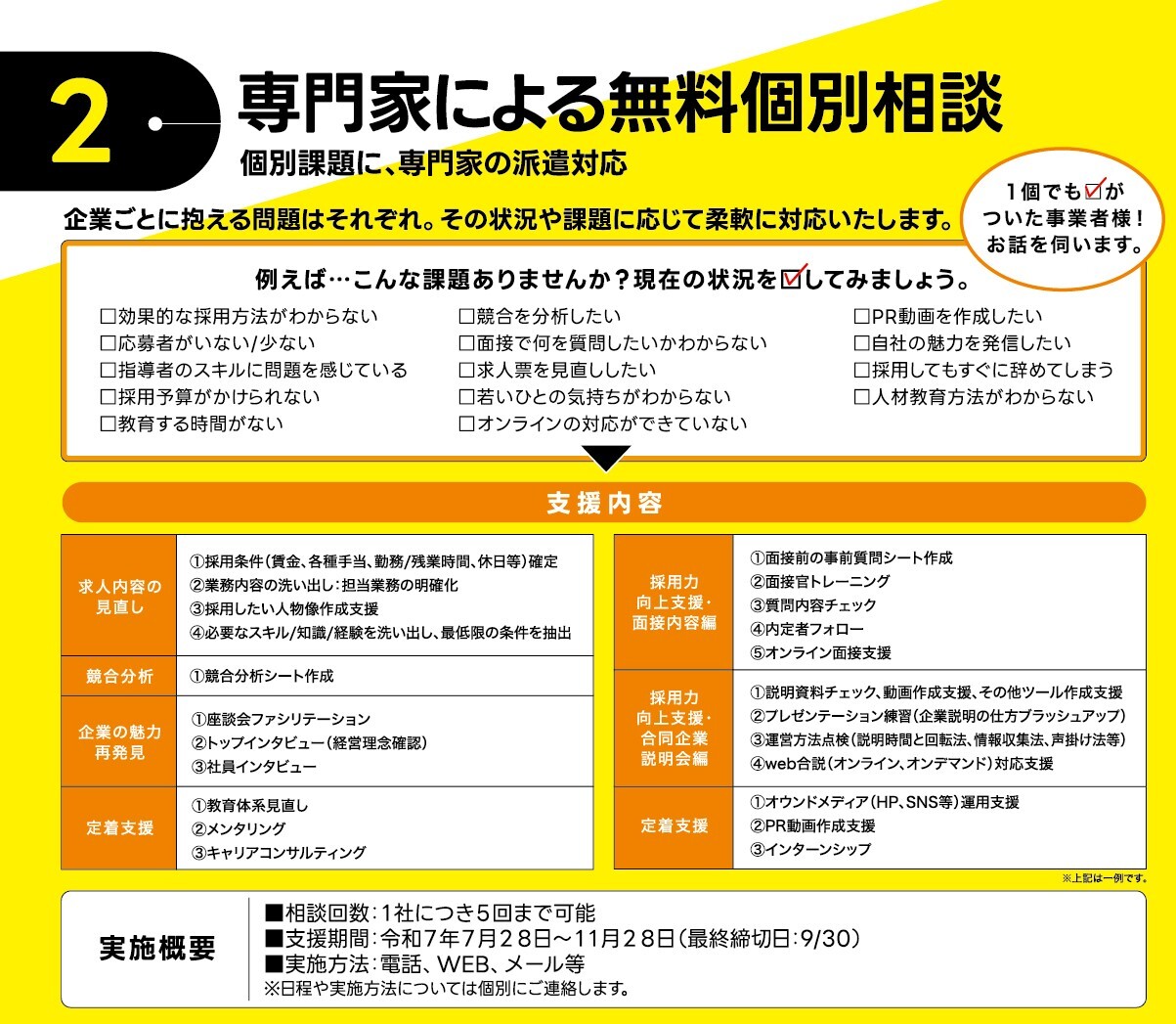 個別相談