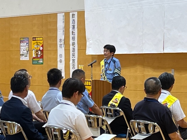 北海道警察旭川方面本部・折坂交通課長の挨拶