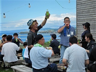 交流会②礼受牧場で交流